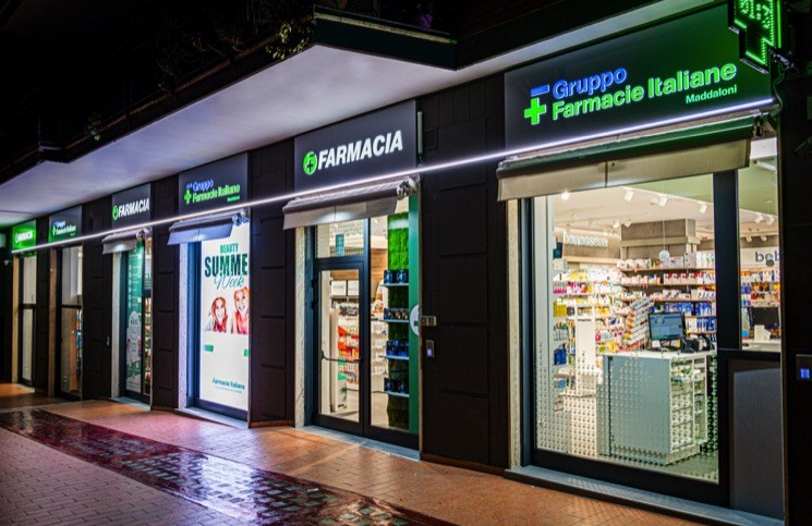 Farmacia italiana di prodotti per la salute
